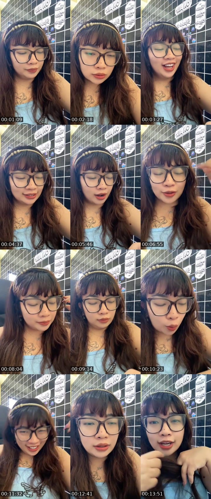Contact-sheet preview of chacaaa ᴱᴸᴵᵀᴱ 🏹💙's MICO Live recording