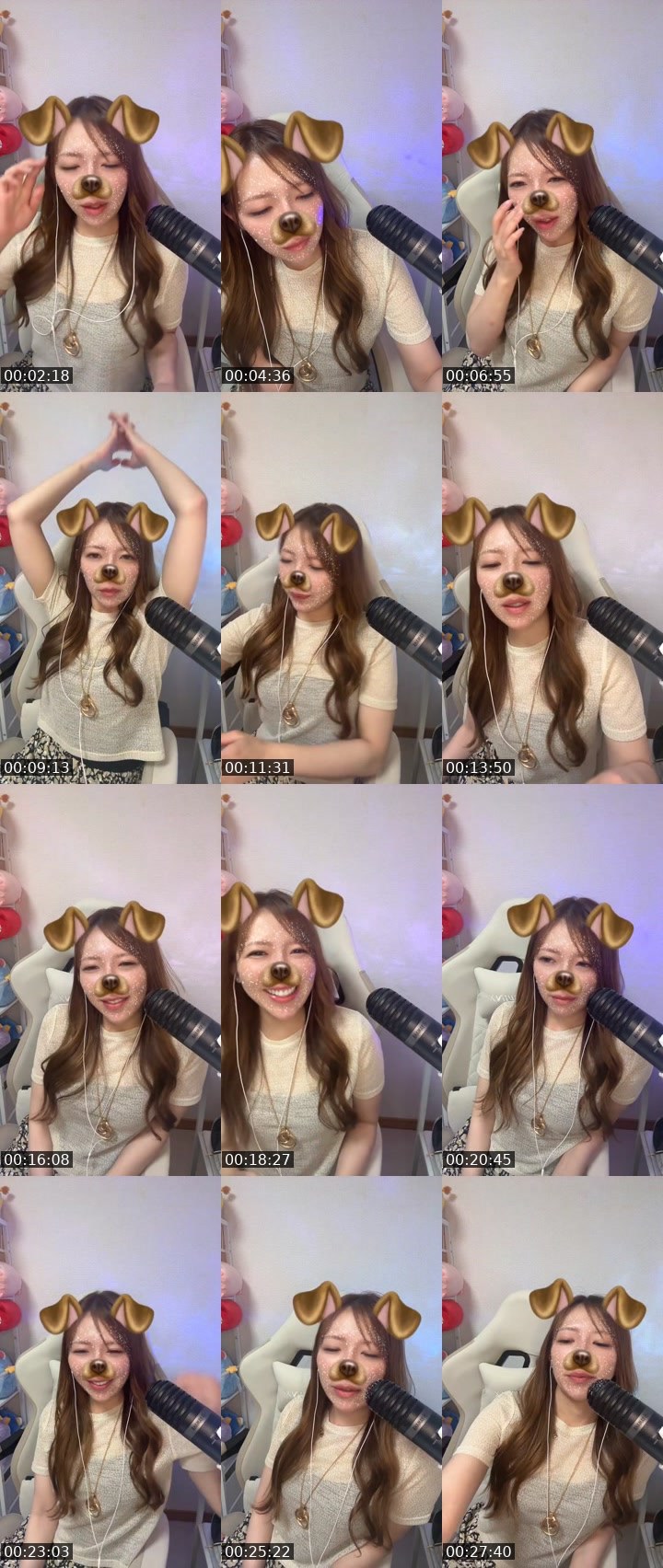 Contact-sheet preview of さぁやん🐶🫧's MICO Live recording