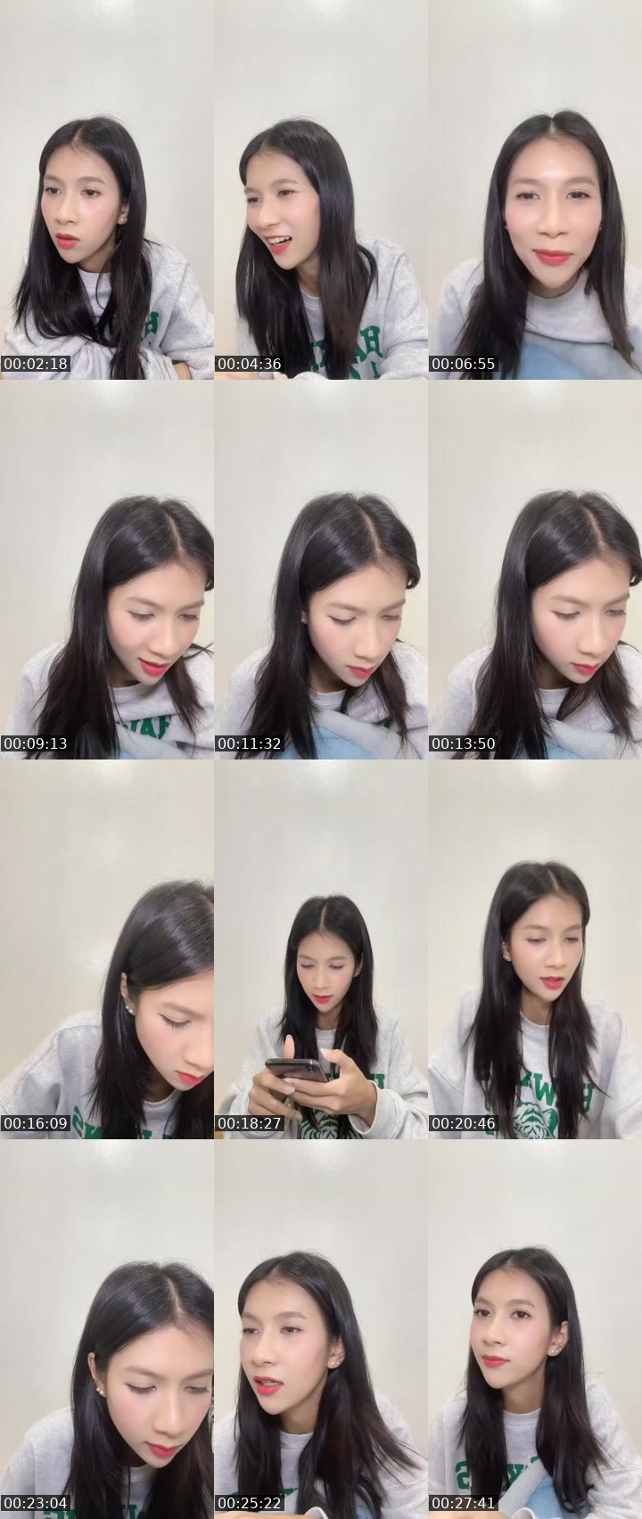 Contact-sheet preview of [🍇] vj. ไอจูนเอง 🥓🧁💖's MICO Live recording