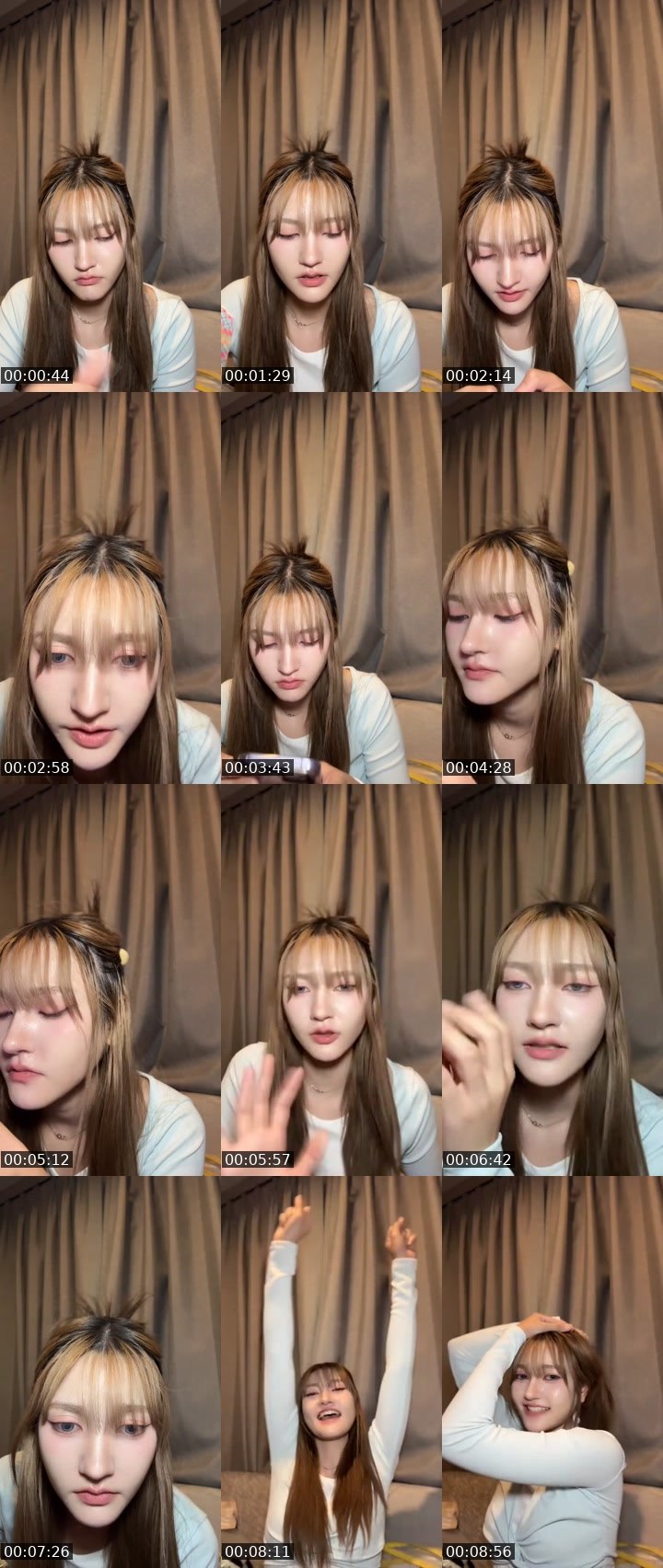 Contact-sheet preview of new VJ [🦕] hwahwa🐨🍃's MICO Live recording