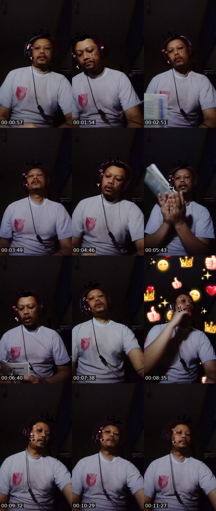 Contact-sheet preview of 🏡wawan🚶ᵗⁱᵗᵃⁿˢ's MICO Live recording