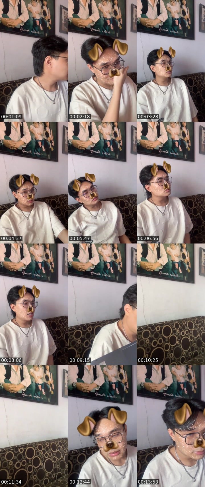 Contact-sheet preview of PK TODAY|19:45🍦Hezki🐻🐻‍❄️🍳's MICO Live recording