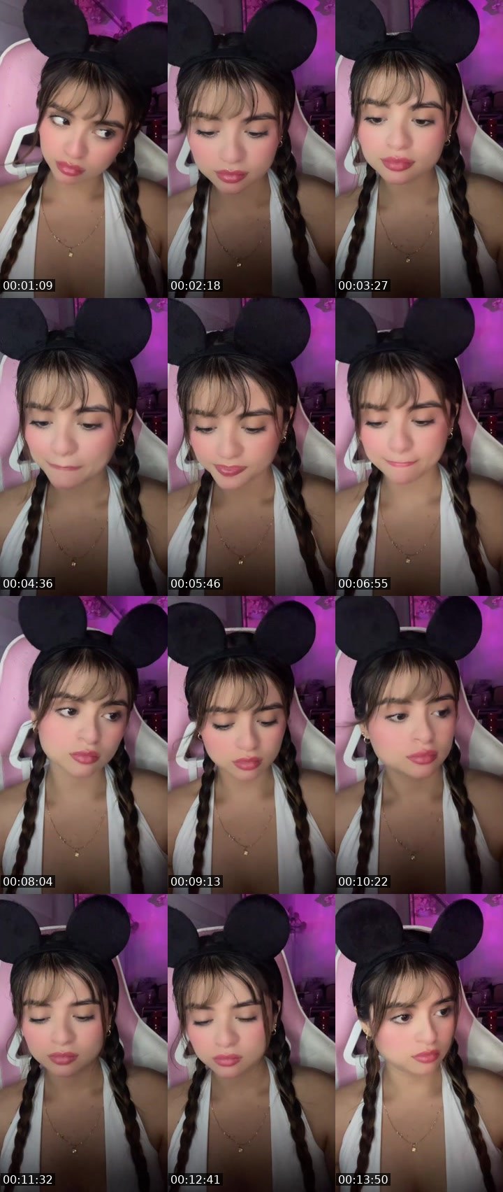 Contact-sheet preview of Boo 💜 ⏰ 👉🏻504's MICO Live recording