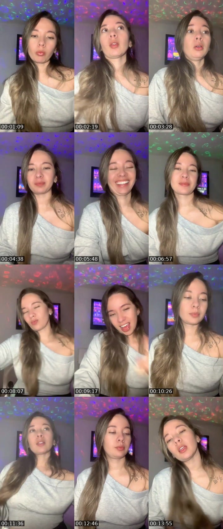 Contact-sheet preview of ⚜️🦂🍓𝕱𝖗𝖊𝖘𝖎𝖙𝖆🐵ᴳ😇🪷's MICO Live recording