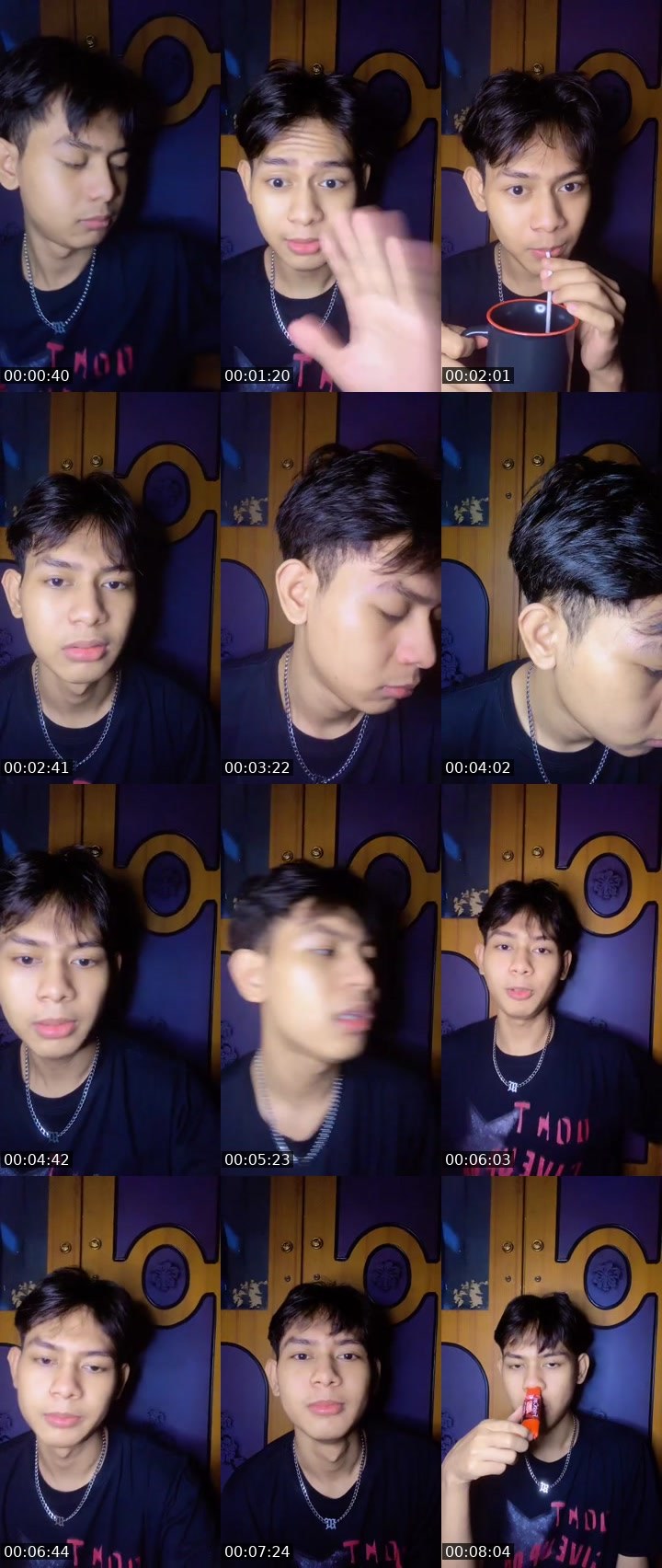 Contact-sheet preview of 💎 ᶻᴿIlham👑's MICO Live recording