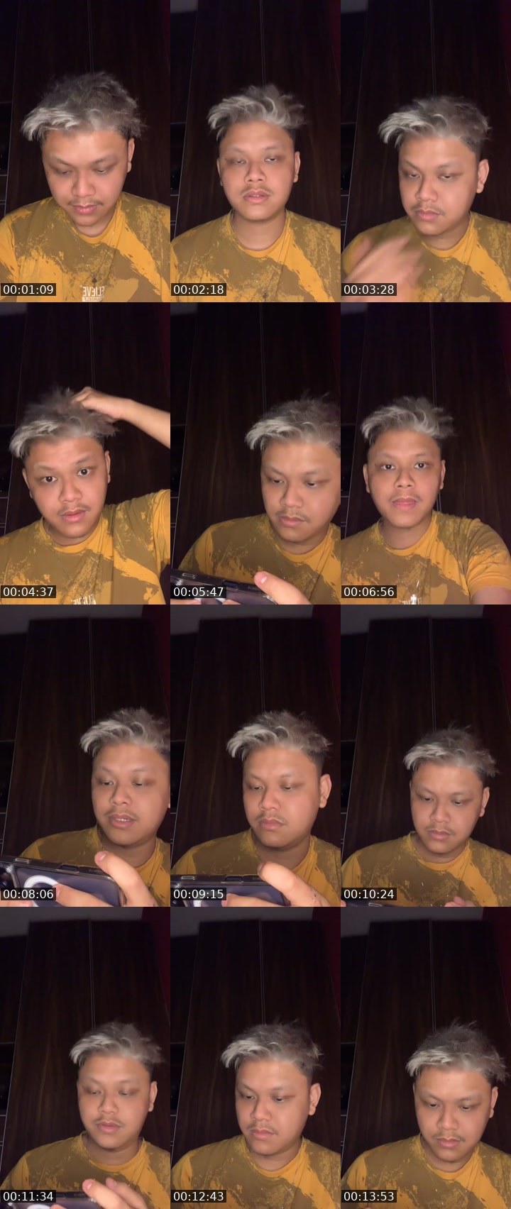 Contact-sheet preview of ˢᴸJustin's MICO Live recording