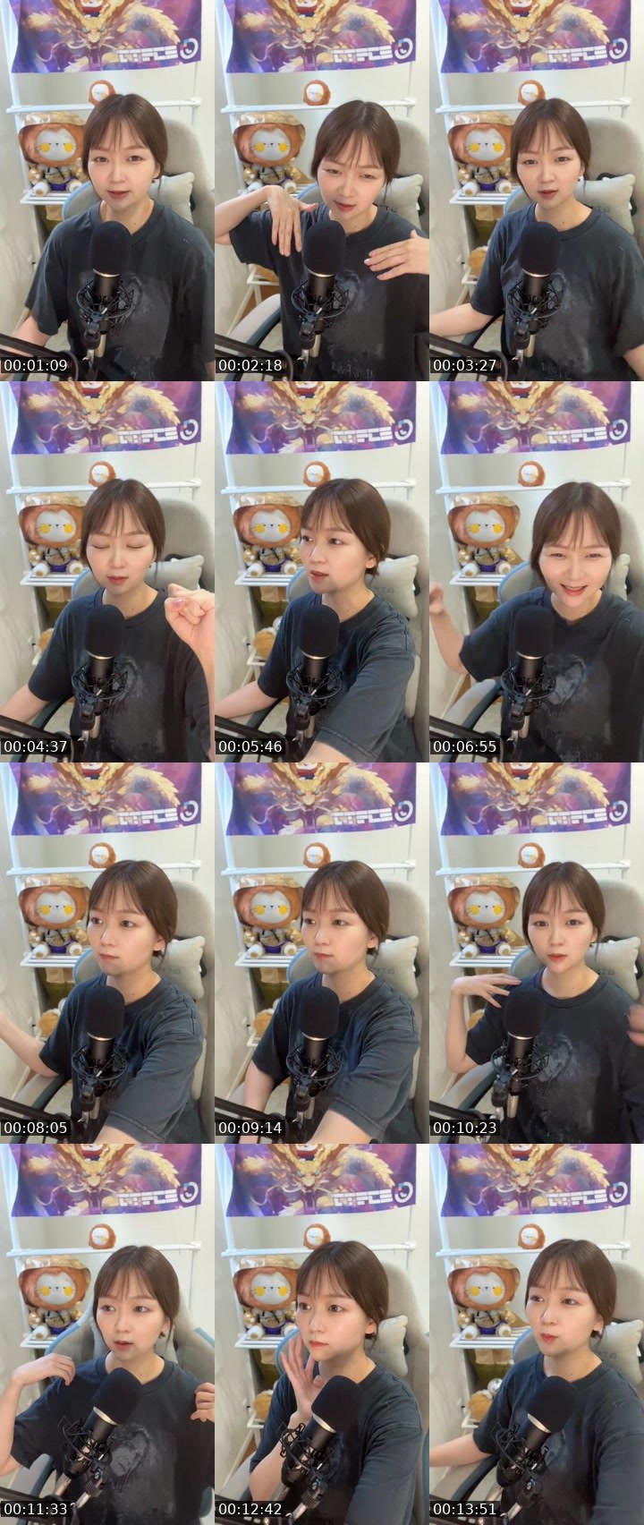Contact-sheet preview of うにいくら🦓🥝's MICO Live recording
