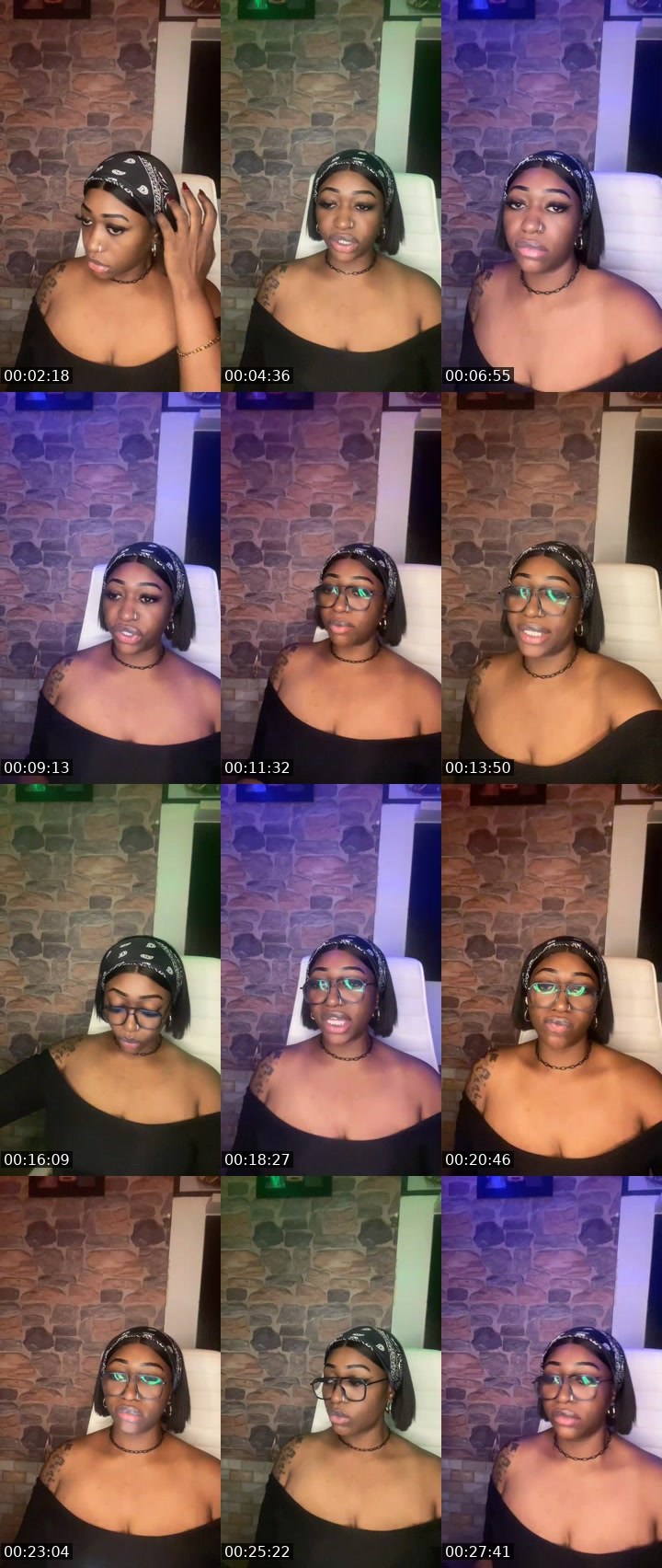 Contact-sheet preview of 🎩QPID💘's MICO Live recording