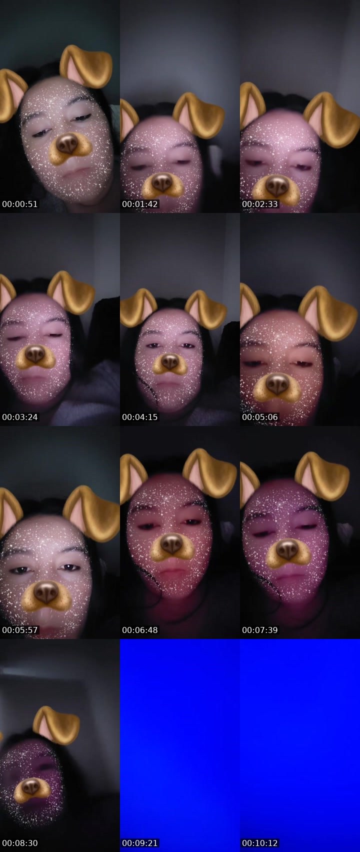 Contact-sheet preview of 🤍🖤𝕊𝕒𝕟𝕖𝕟🐼☀️👀💞's MICO Live recording