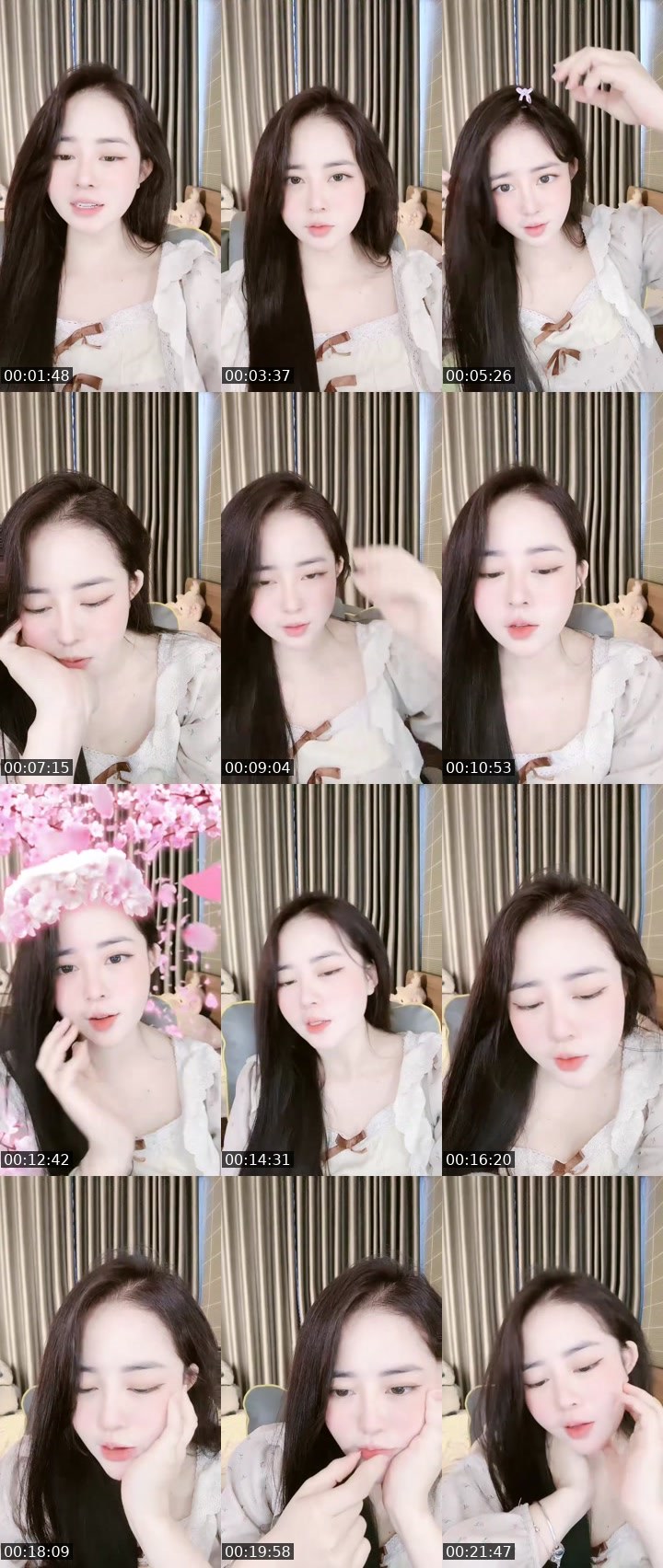 Contact-sheet preview of [♦️] Ninne👑 cutedayhihi's MICO Live recording