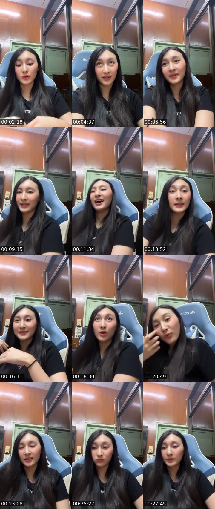Contact-sheet preview of [Pink🦩] New VJ Pw🌈's MICO Live recording