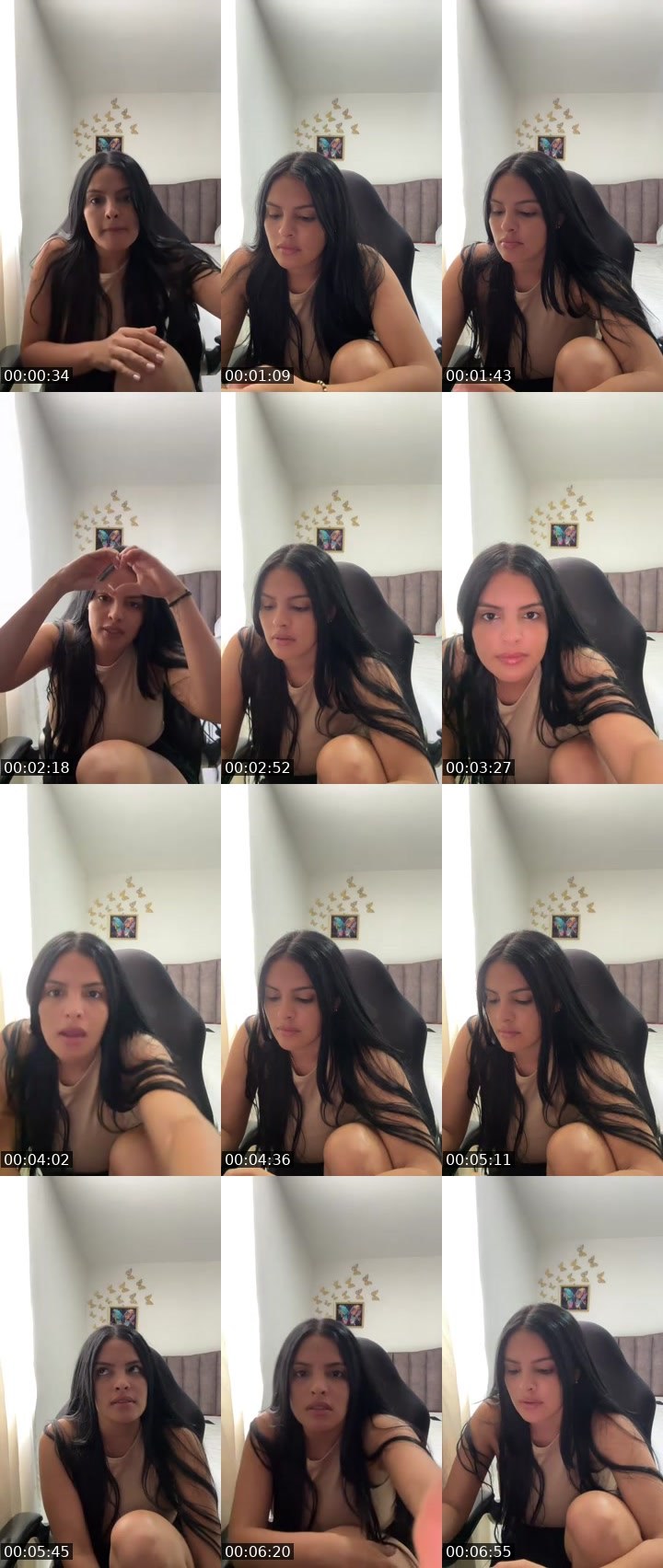 Contact-sheet preview of 🦋 Caro 🇻🇪ᶠ⁵⁰⁴'s MICO Live recording