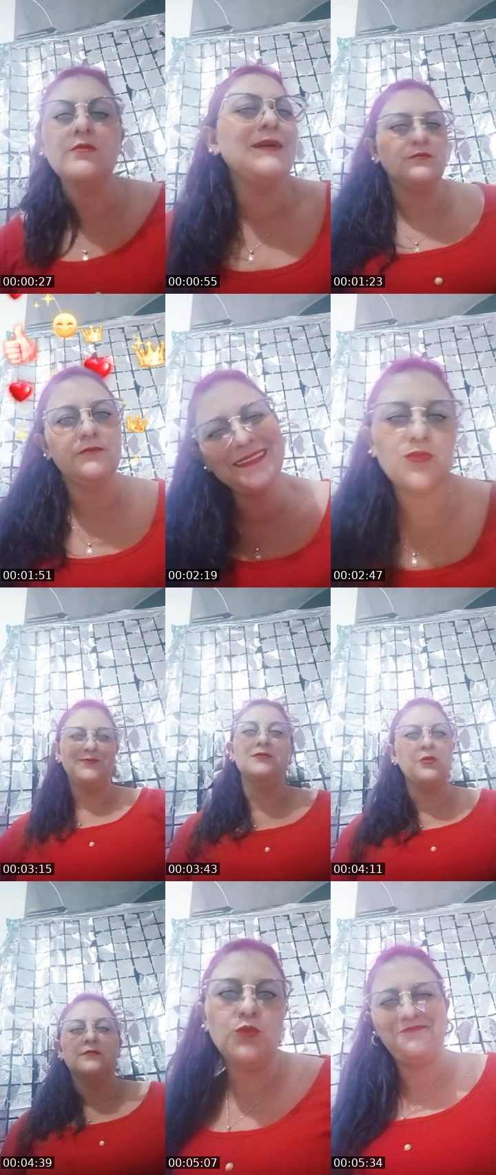 Contact-sheet preview of 💠🦋ᷮ𝓢ᴮCamila🌻's MICO Live recording