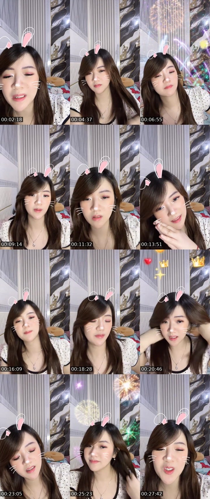 Contact-sheet preview of Cheryzz❄️💎ᴱᴸᴵᵀᴱ's MICO Live recording