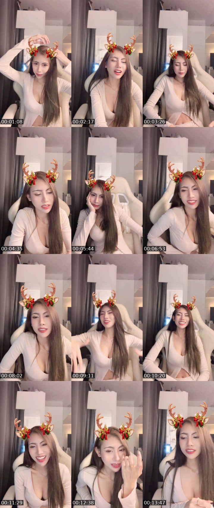 Contact-sheet preview of [🧋] milktea New vj Miew🦋✨'s MICO Live recording