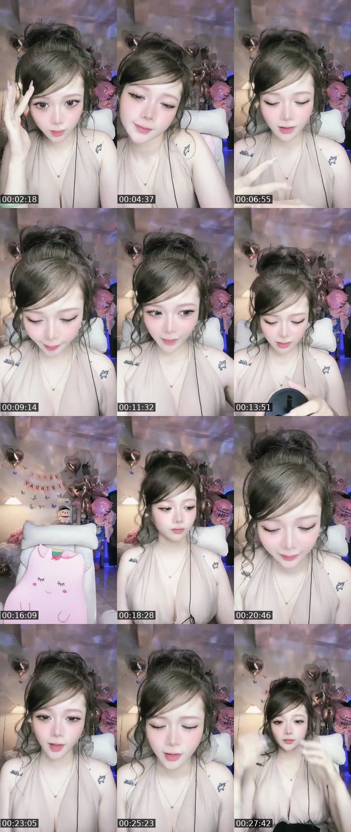 Contact-sheet preview of Ely 29/9🎂🎂🍓's MICO Live recording