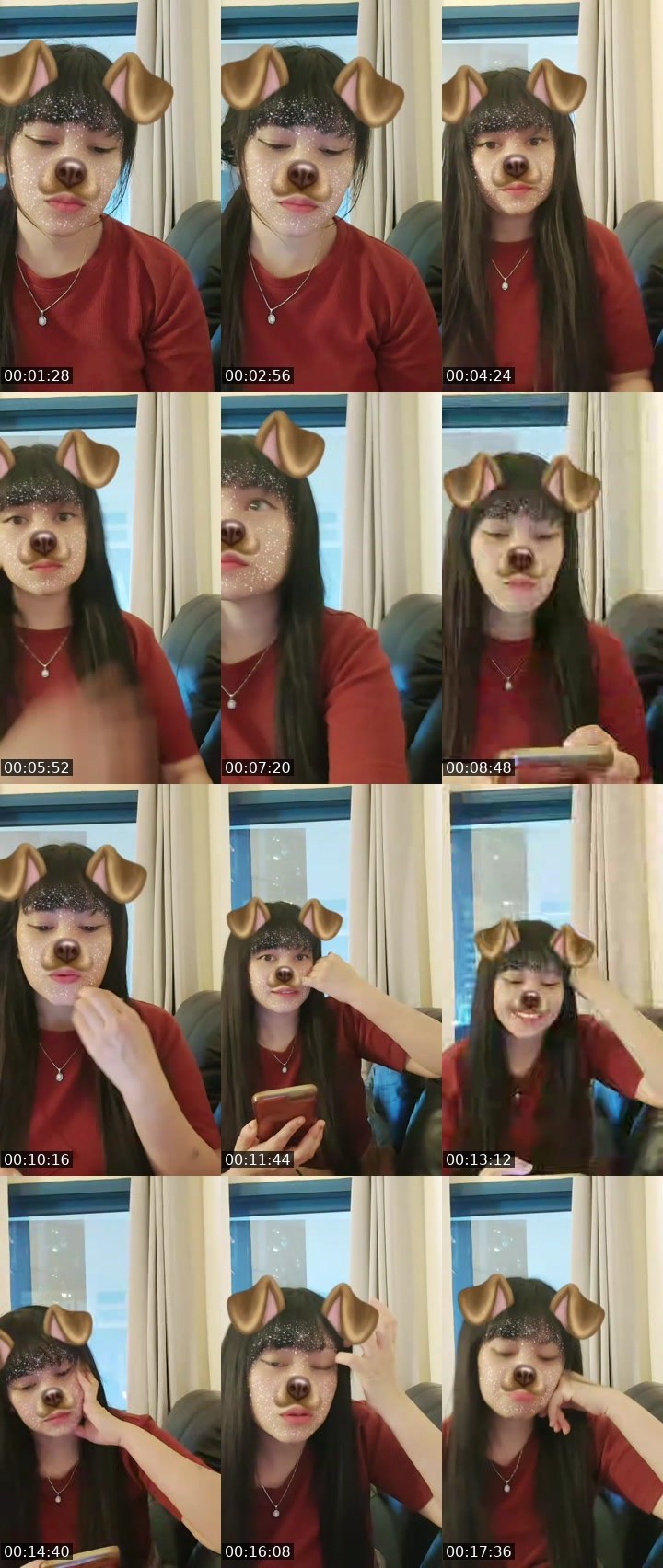 Contact-sheet preview of 𝐂𝐡𝐞𝐫𝐫𝐲𝐛𝐞𝐥𝐥𝐞ᴳᴸᴬᴹᴼᵁᴿ's MICO Live recording
