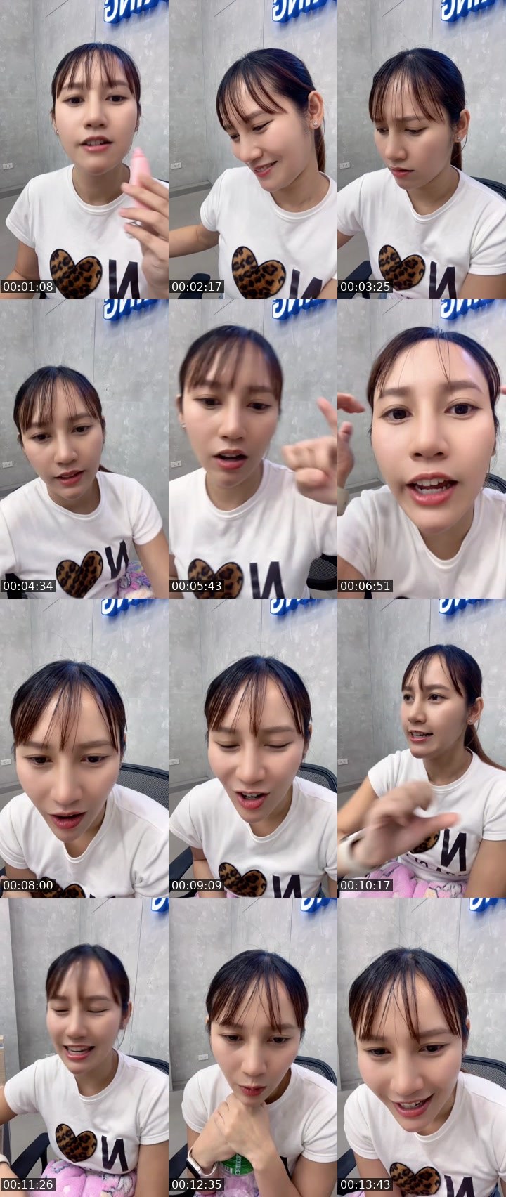 Contact-sheet preview of [🧋] New vj - ขนมผิง 🍒's MICO Live recording