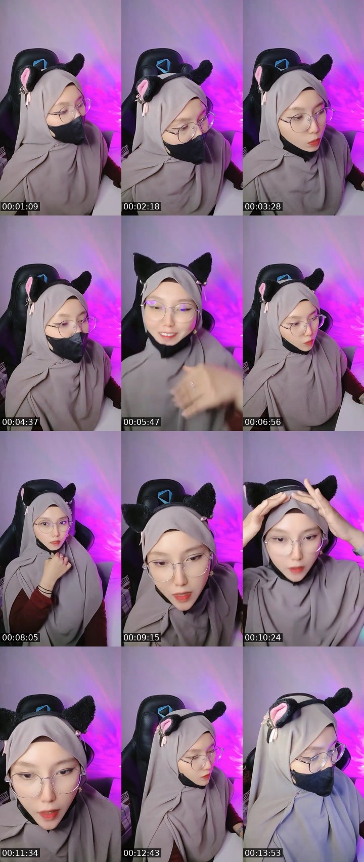 Contact-sheet preview of Qiyuchan🐙ᵇᵃᵐˢ🔅's MICO Live recording