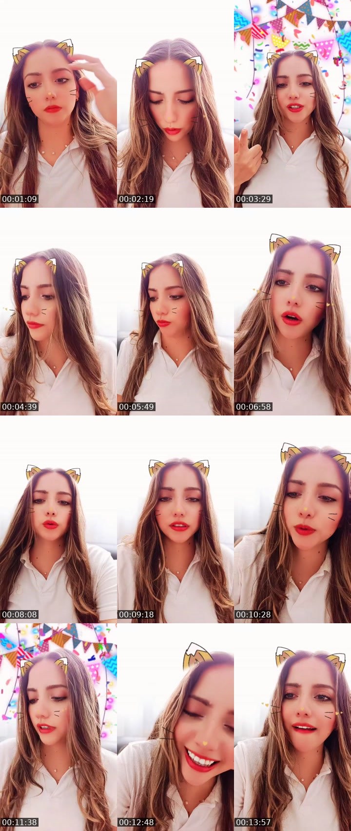 Contact-sheet preview of bella's MICO Live recording