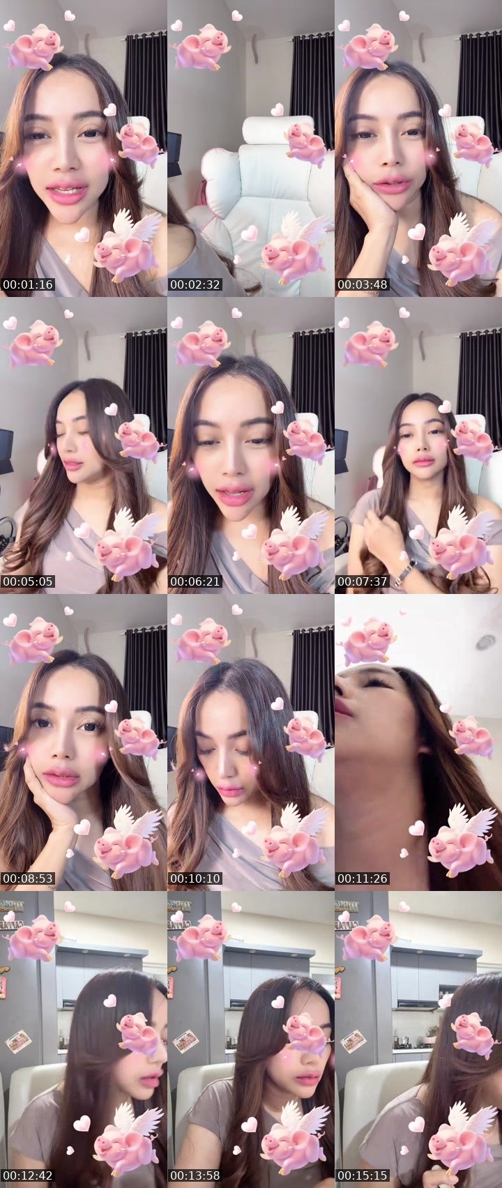 Contact-sheet preview of GISEL  ᴱᴸᴵᵀᴱ ✨🧊's MICO Live recording