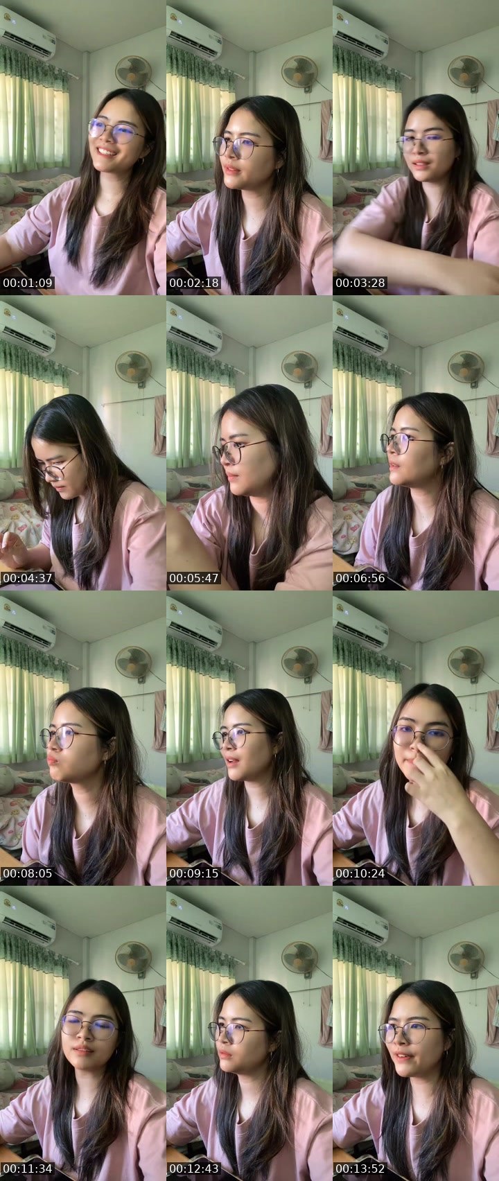 Contact-sheet preview of [🧋] milktea New vj - Benze🦦's MICO Live recording