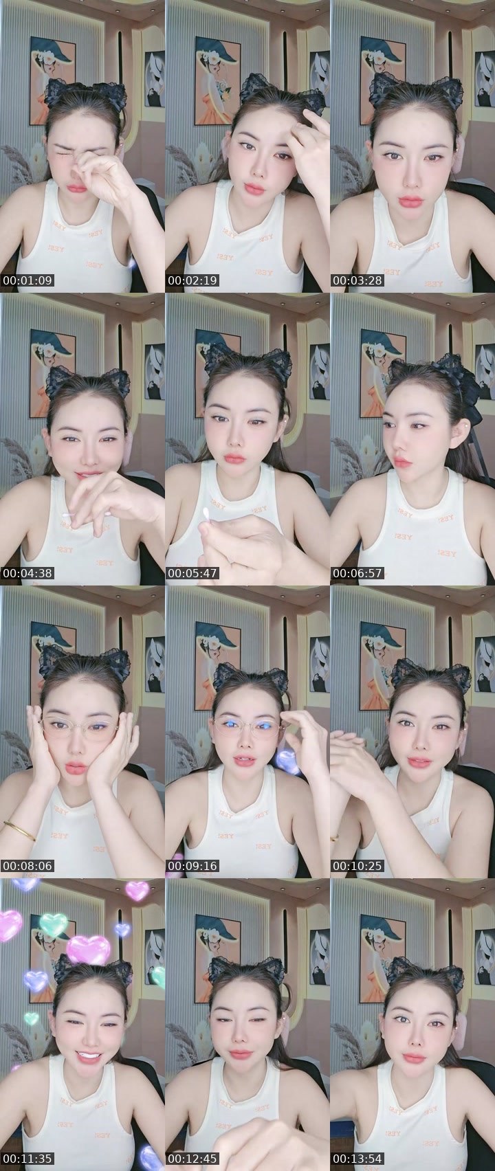 Contact-sheet preview of 🗝️ 🫧Bella tây💋's MICO Live recording
