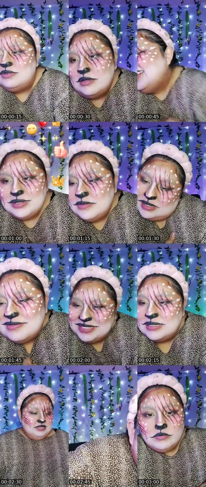 Contact-sheet preview of 🦅🌻ROSI•ᰔ•MUA💄🎨's MICO Live recording