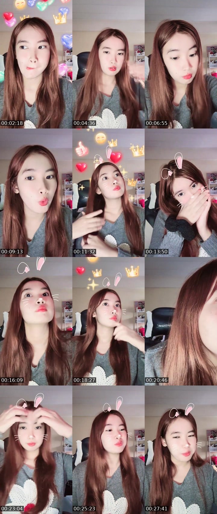 Contact-sheet preview of Sly New vj SOMSom🍭🐣's MICO Live recording
