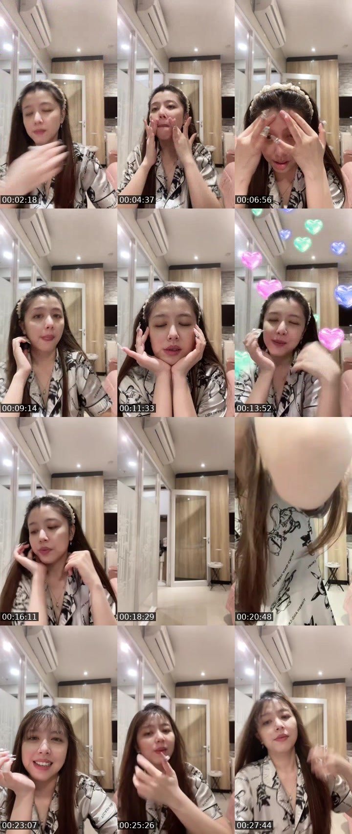 Contact-sheet preview of ᴿᴴ bebi ceyi 👑's MICO Live recording