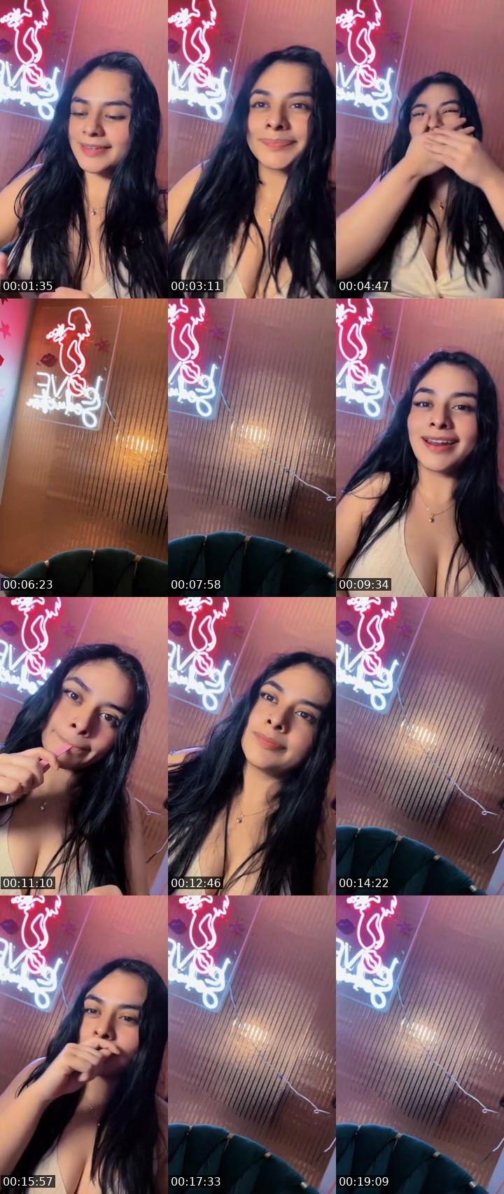 Contact-sheet preview of 💋⃟²⁰²⁰𝑺𝑪𝑨𝑹𝑳𝑬𝑻𝑻⚯͛🌱's MICO Live recording