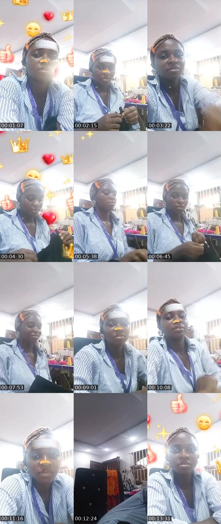 Contact-sheet preview of 300k💠Ruthb💠্᭄'s MICO Live recording