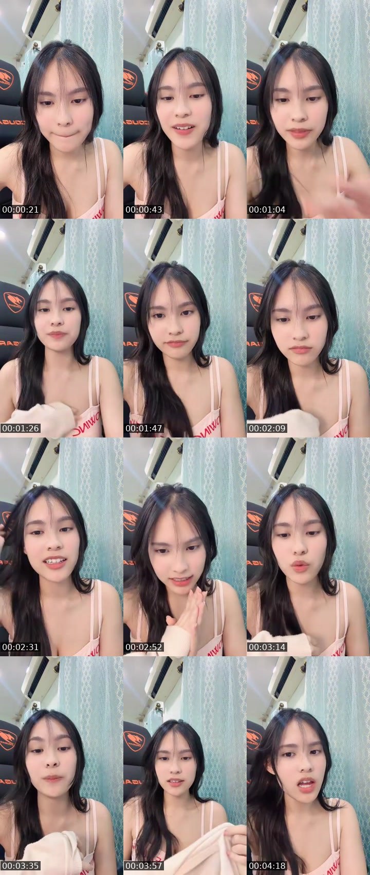 Contact-sheet preview of [🧋] milktea new vj: ferna ✿'s MICO Live recording