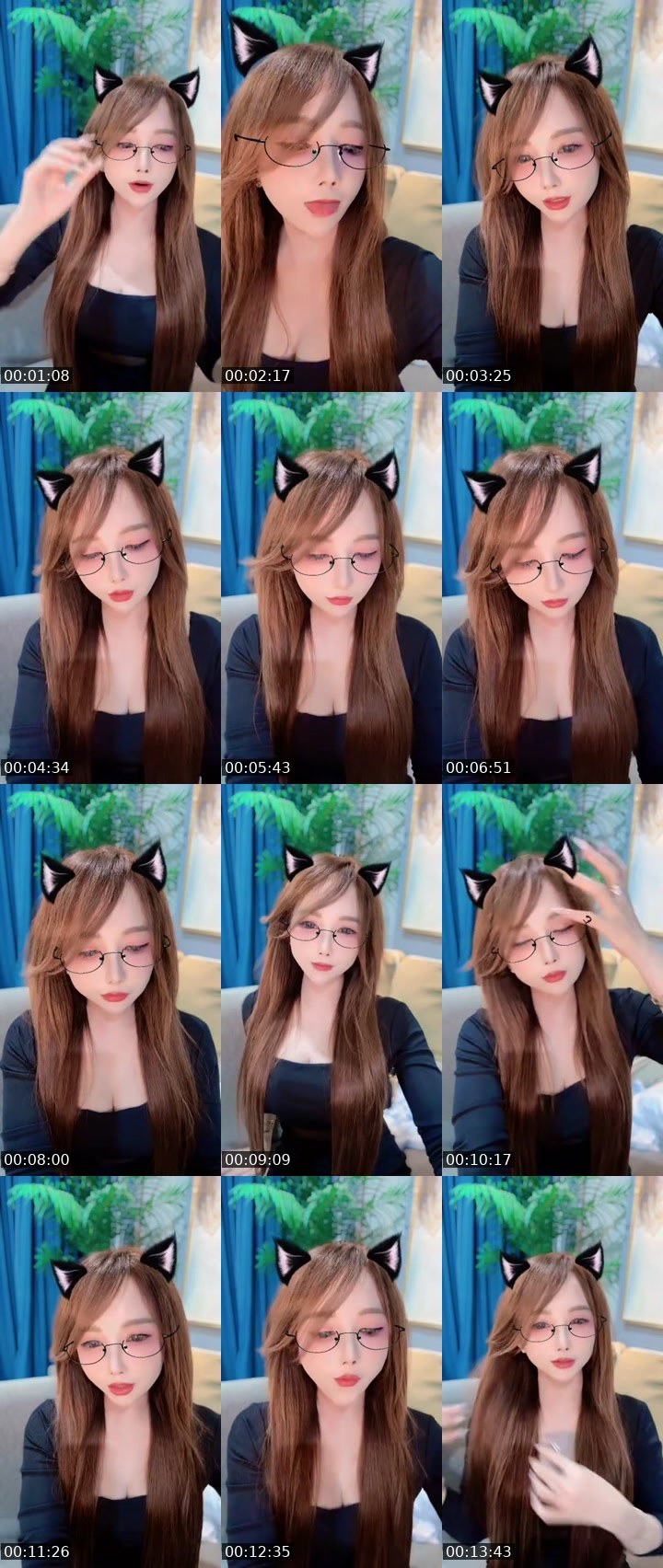 Contact-sheet preview of 👅WongAiYu✅𝙒𝙆𝘿🍭🐾's MICO Live recording