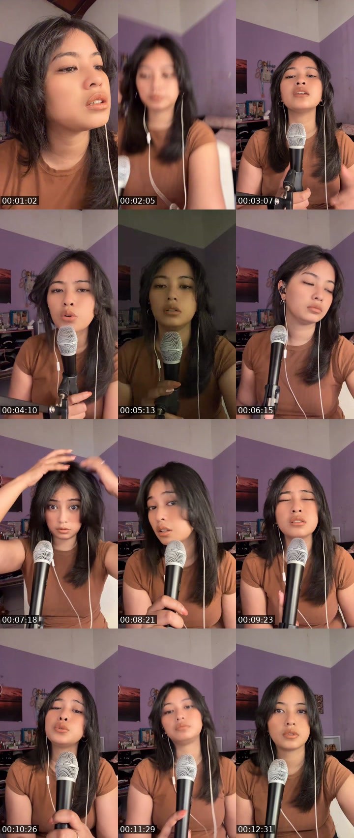 Contact-sheet preview of 134 Jeje Cilly 🤎🤘🏼's MICO Live recording