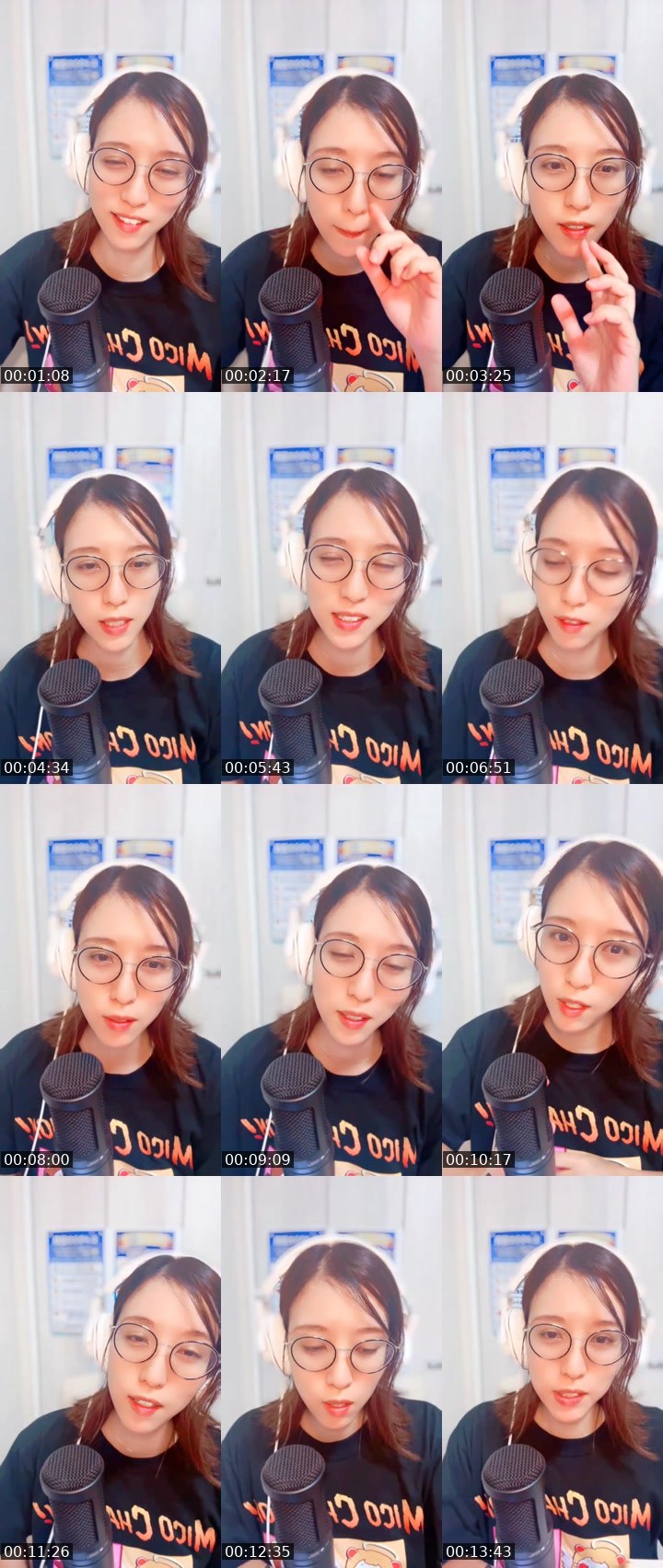 Contact-sheet preview of NATSUKI🌺🌙*ﾟ's MICO Live recording