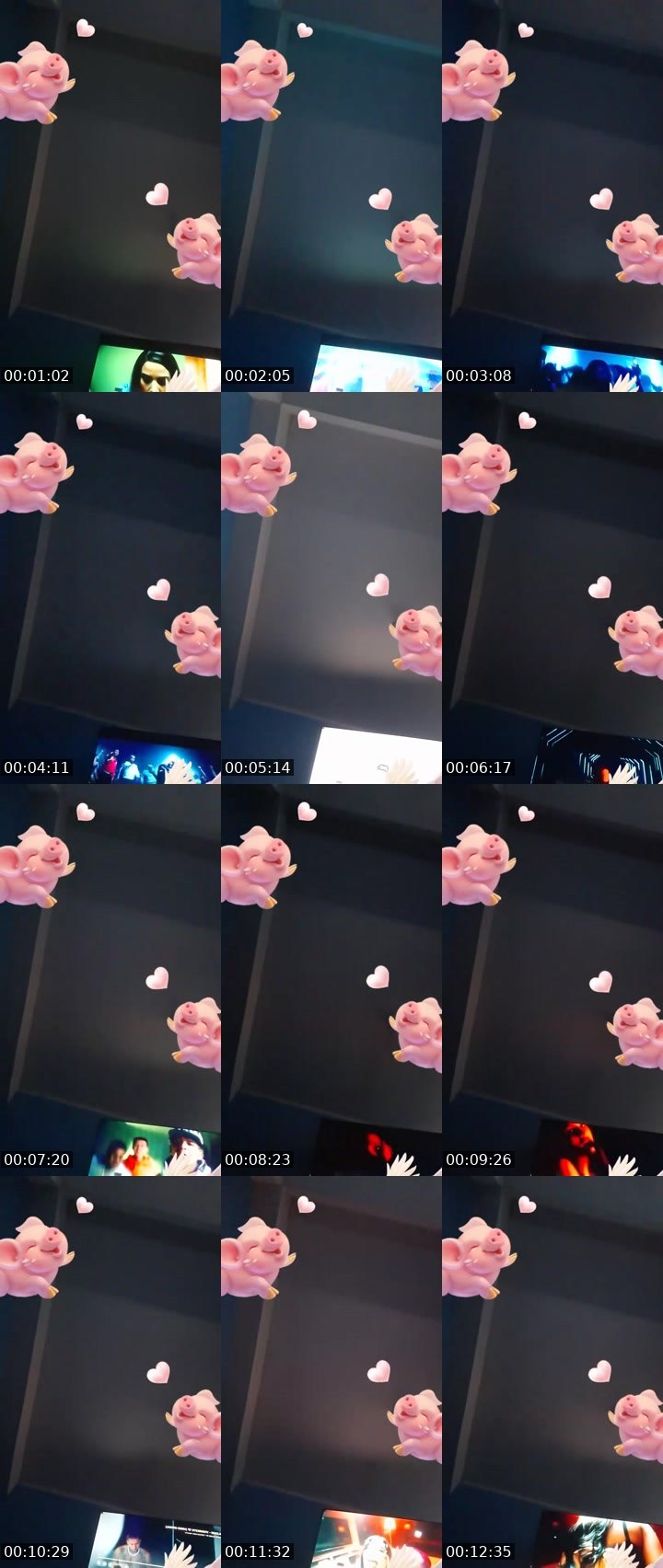 Contact-sheet preview of 𓃠🌙ˢₛₕₐₙₜₐₗ☪🖤ᷟ🐥ᵃ😈ᵐ 🐻°🛳️ʳ's MICO Live recording