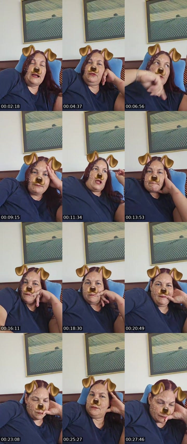 Contact-sheet preview of ☯️ͪ✝️⚜️🌓Emilia💀☯️ͪ's MICO Live recording