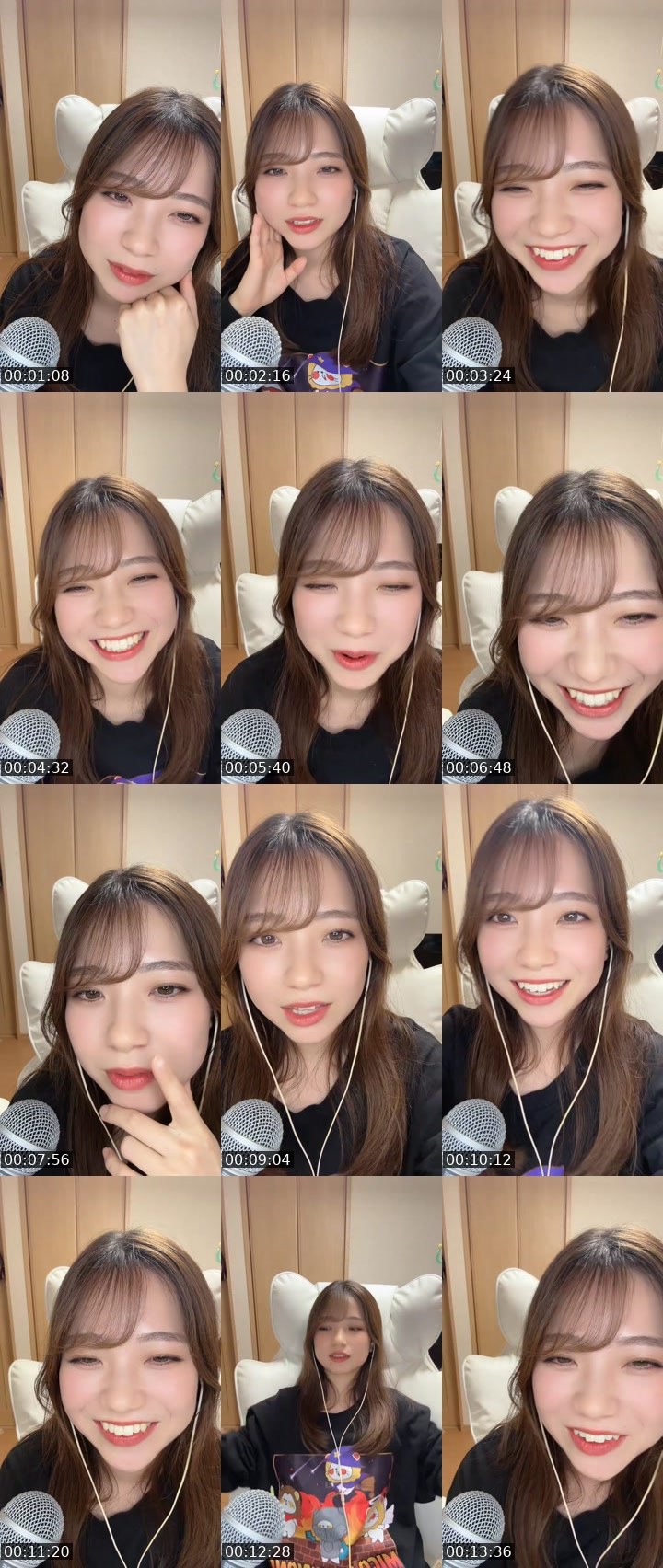 Contact-sheet preview of きゃな( ⊃'-'⊂ )🌟's MICO Live recording
