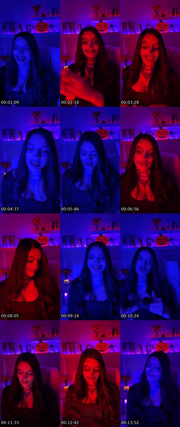 Contact-sheet preview of Maggie 🖤's MICO Live recording