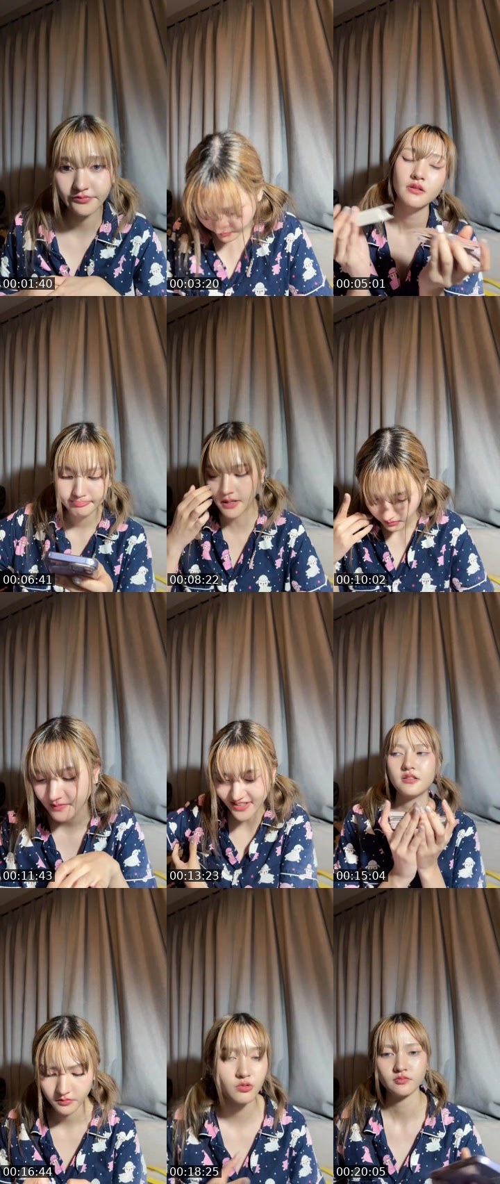 Contact-sheet preview of new VJ [🦕] hwahwa🐨🍃's MICO Live recording