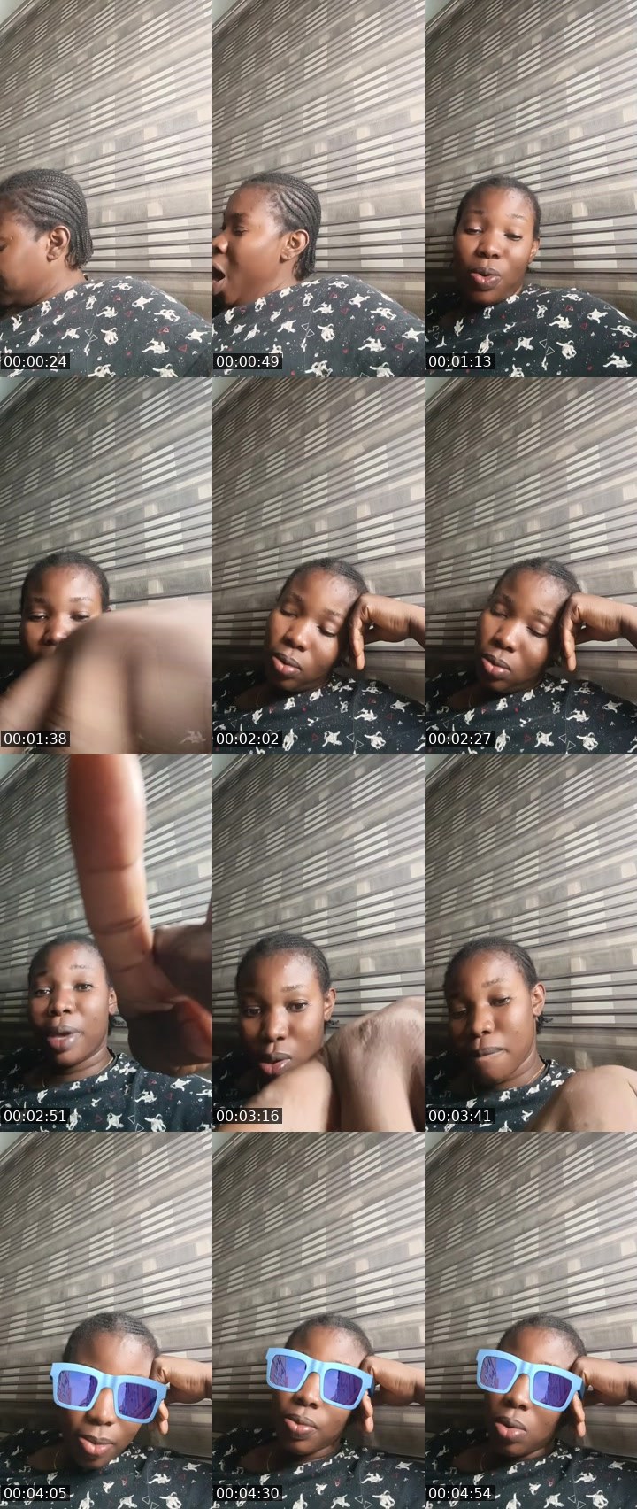 Contact-sheet preview of 🥷🏾🙅🏾‍♂️🥑OUTLAW☻🦅LALA ®🌕's MICO Live recording
