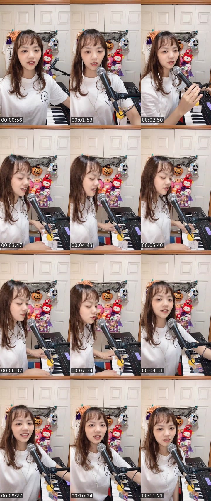 Contact-sheet preview of YURi🧸🎹21:00〜❣️'s MICO Live recording