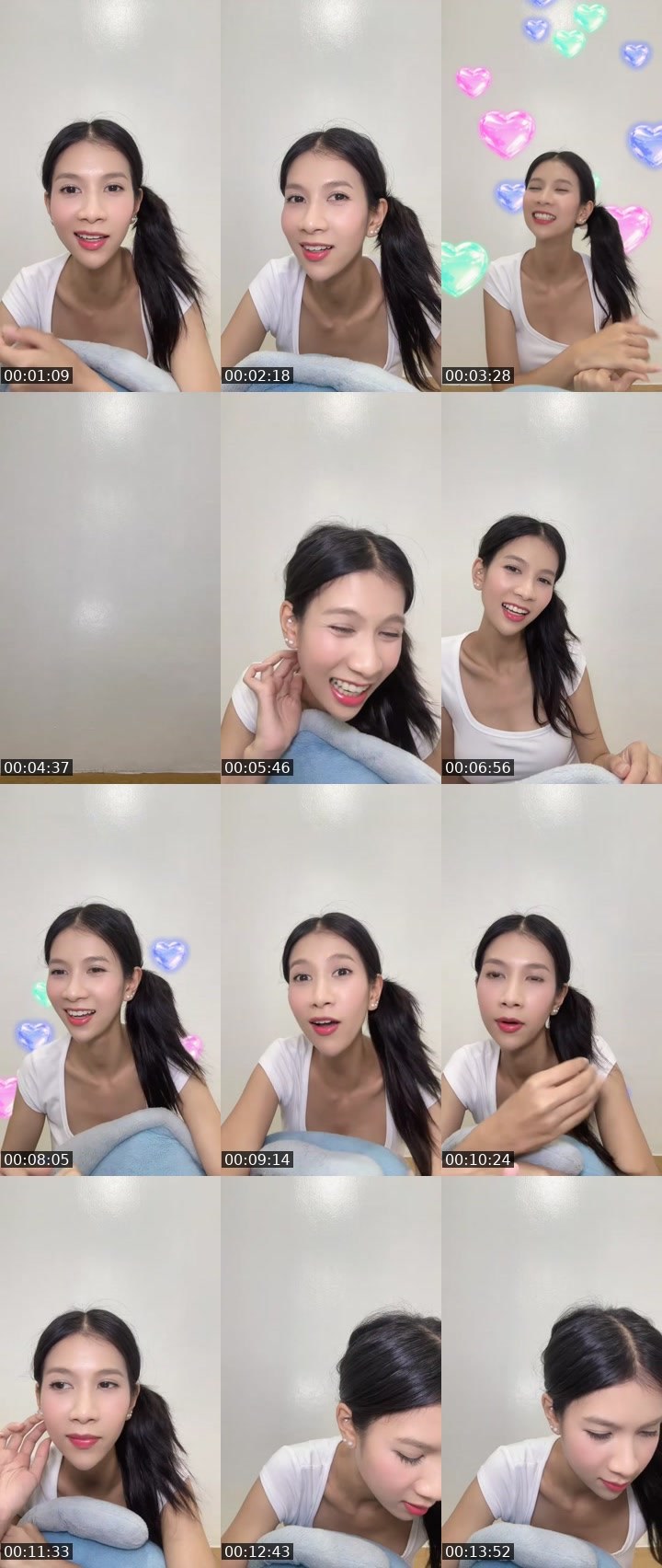 Contact-sheet preview of [🍇] vj. ไอจูนเอง 🥓🧁💖's MICO Live recording