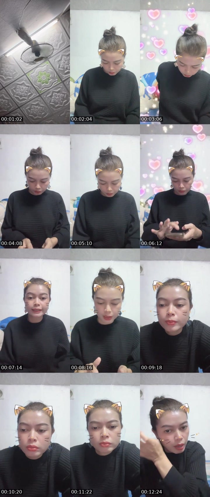 Contact-sheet preview of แม็กชี้คะ 🕸️BRB New Vj🕸️'s MICO Live recording