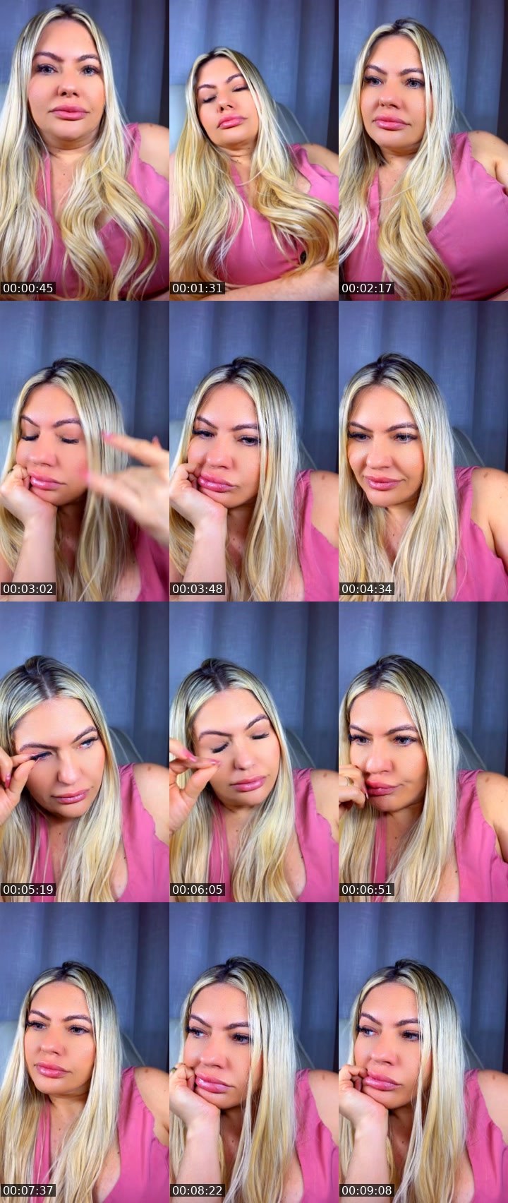 Contact-sheet preview of 🧸🦉Diva Barbie🤍🖤's MICO Live recording