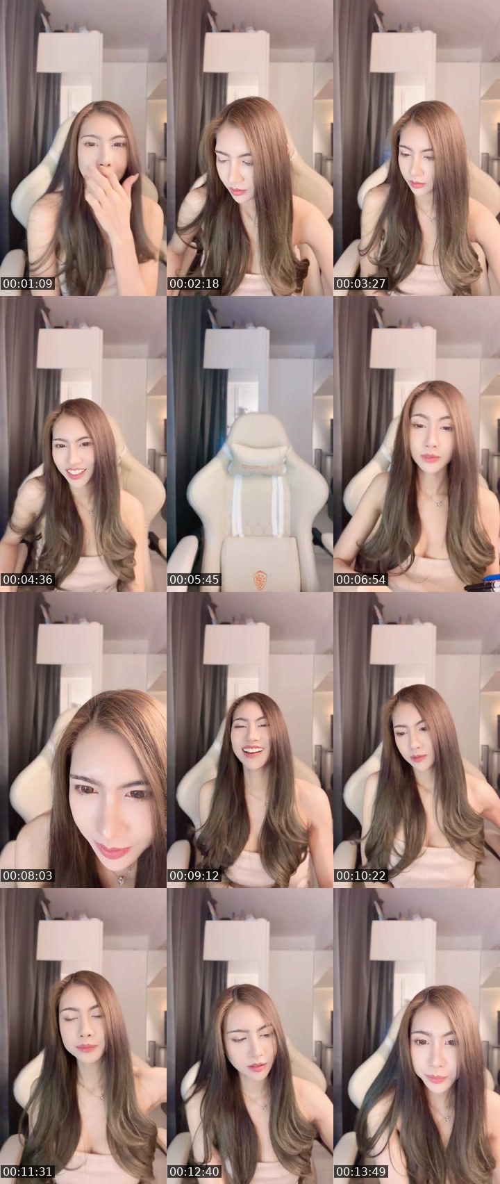Contact-sheet preview of [🧋] milktea New vj Miew🦋✨'s MICO Live recording