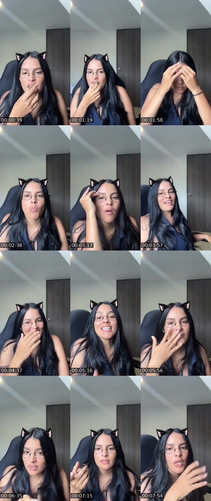 Contact-sheet preview of 🦋 Caro 🇻🇪ᶠ⁵⁰⁴'s MICO Live recording