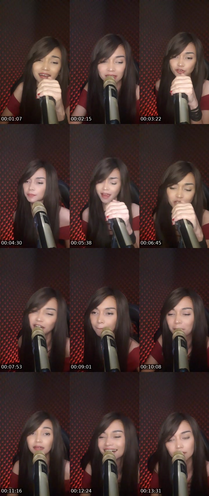Contact-sheet preview of ༭Ðઙ̬̐ᥑ𓏲ּ𝄢Beautyona's MICO Live recording