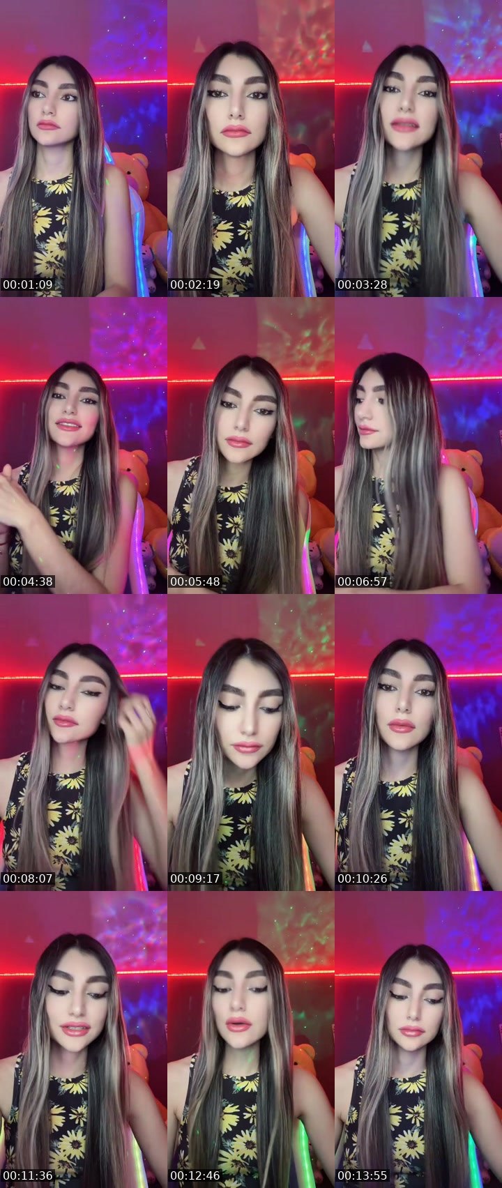 Contact-sheet preview of 🦋❥🌙𝐼𝓃𝒶🧝🏻‍♀️ᴹᵃᵍ💞👑's MICO Live recording